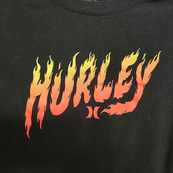 Boys black Hurley long sleeve shirt size XL‎ - Picture 2 of 5